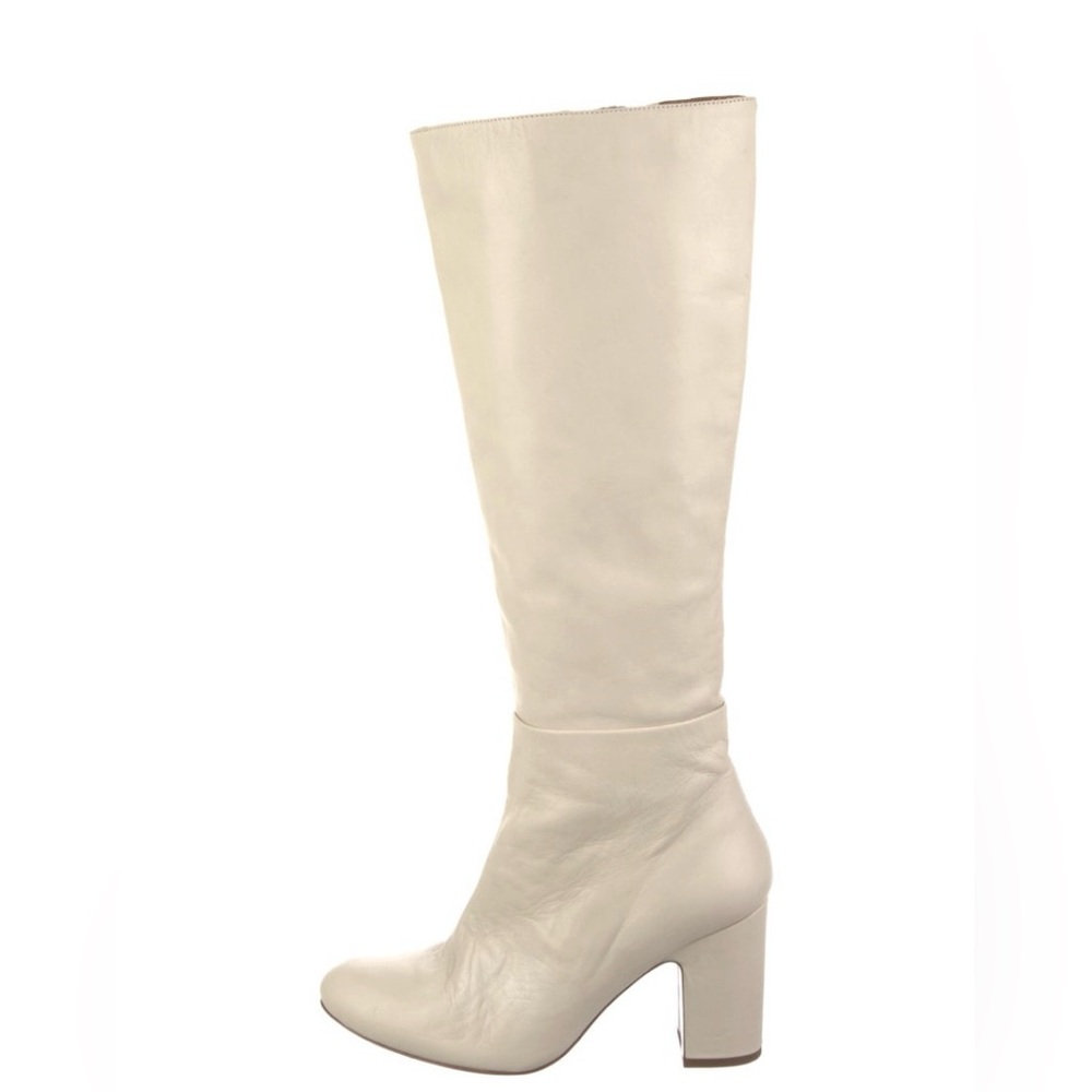 Souliers Martinez Knee High Ecru Boots